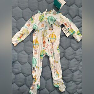 Posh Peanut Hot Air Balloon Footie Pajama Onsie 0-3 m NEW